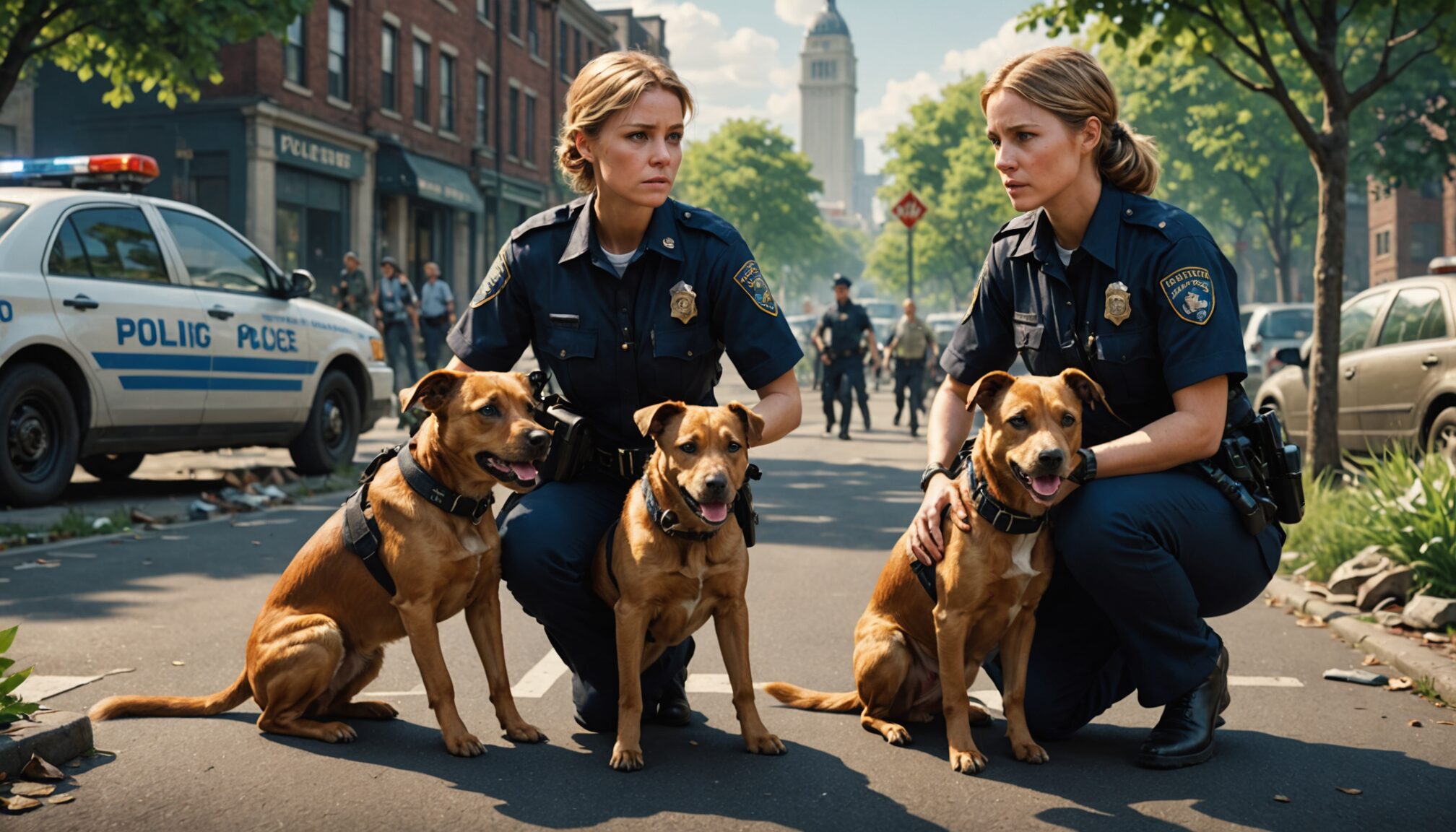 une policière héroïque sauve deux chiens en détresse et leur offre une seconde chance: découvrez l’émouvante histoire d’un sauvetage qui change tout.