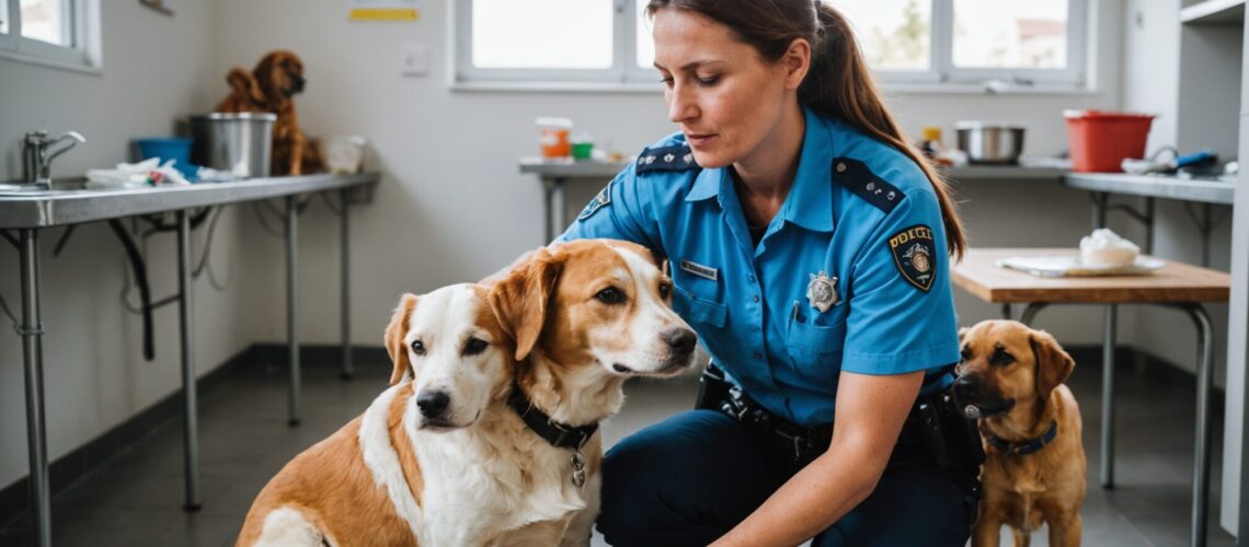 découvrez l’histoire émouvante d’une policière qui sauve deux chiens en détresse et change leur vie à jamais. courage, compassion et seconde chance.
